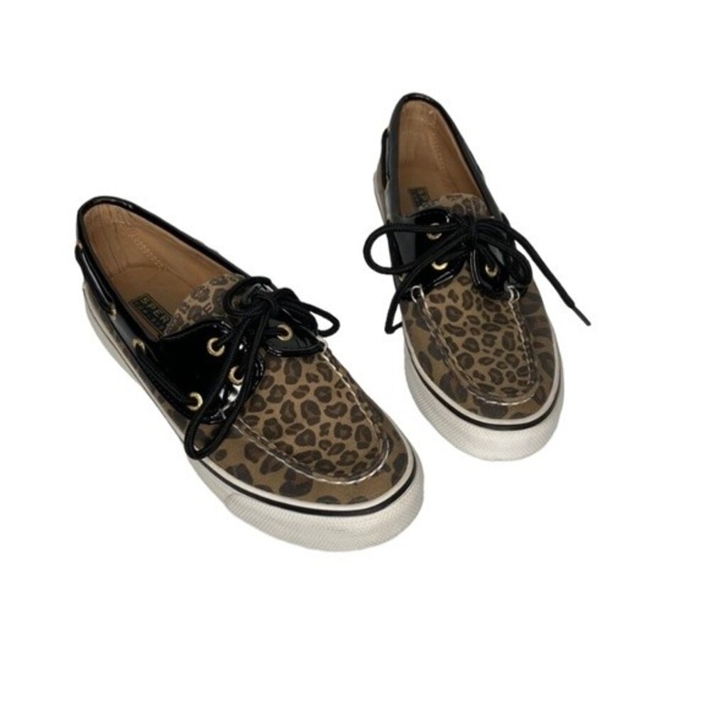 Sperry Top-Sider Biscayne Leopard Print Boat Deck shoe in size 5.5